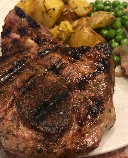 Grilled Lamb with Brown Sugar Glaze