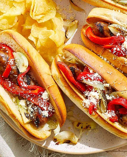 Festival-Style Grilled Italian Sausage Sandwiches