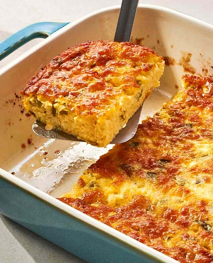 Christmas Green Chile Egg Casserole