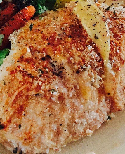 Garlic-Lemon Double Stuffed Chicken