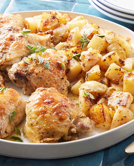 Greek Lemon Chicken and Potatoes