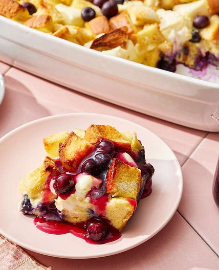 Overnight Blueberry French Toast