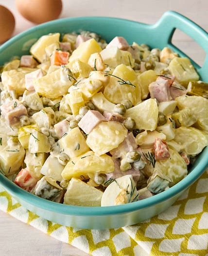 Authentic Russian Salad 'Olivye'