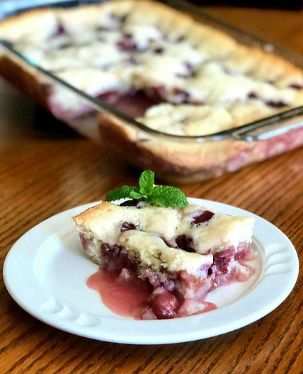 Cherry Dump Pudding Cake