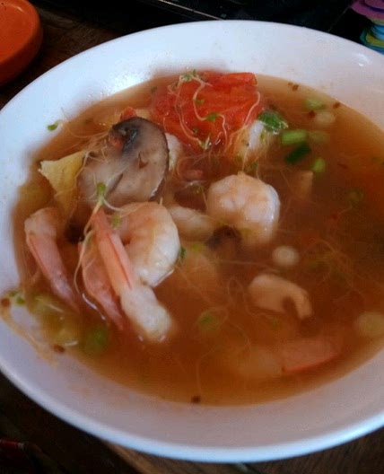 Hot and Sour Shrimp Soup