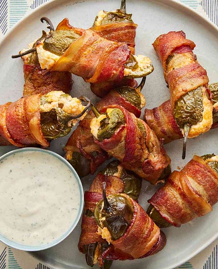 Bacon-Wrapped Jalapeño Poppers