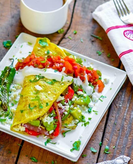 Chicken Fajita Omelette