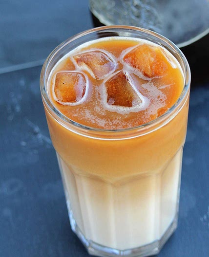 Cold Brew and Almond Milk Latte