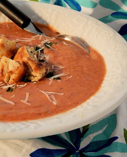 Creamy Tomato Artichoke Soup