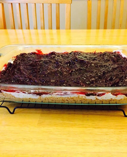 Cherry Pretzel Dessert