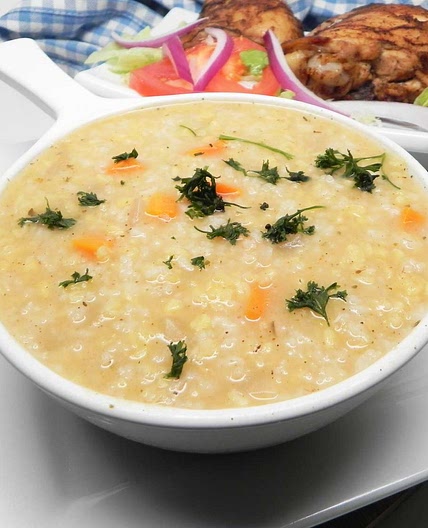Instant Pot® Lentil and Rice Soup
