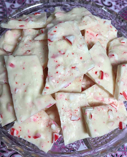 White Chocolate Peppermint Bark