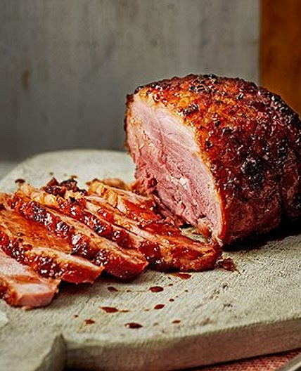 Spiced ginger-glazed ham