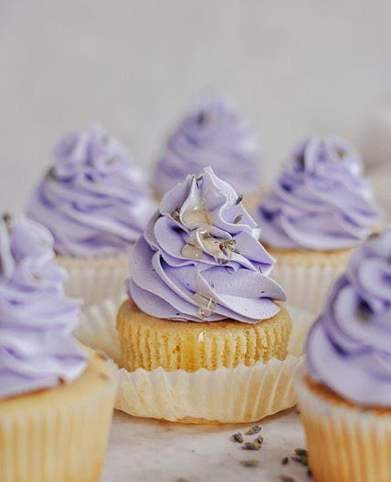 Honey Lavender Cupcakes
