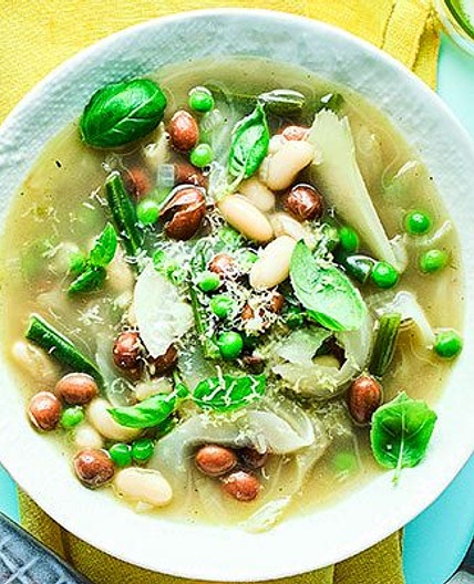 Three bean spring minestrone