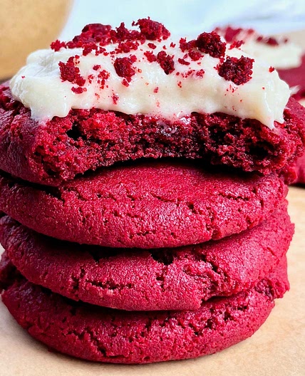 Vegan Red Velvet Cookies