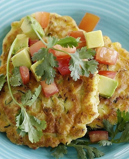 Corn and zucchini fritters