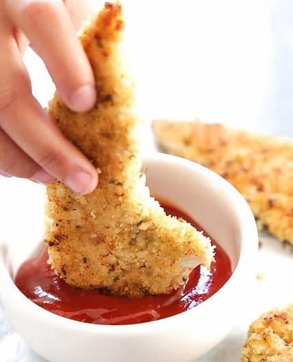 Pickle-Brined Baked Chicken Tenders