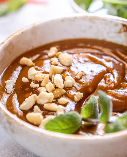 Peanut Hoisin Sauce for Rice Paper Rolls