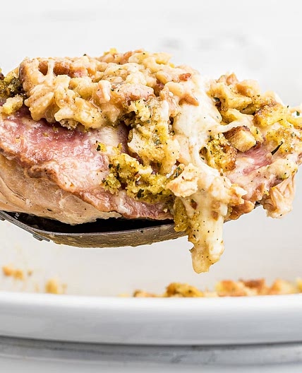 Slow Cooker Chicken Cordon Bleu Casserole