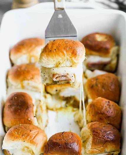 Ham and Swiss Sliders