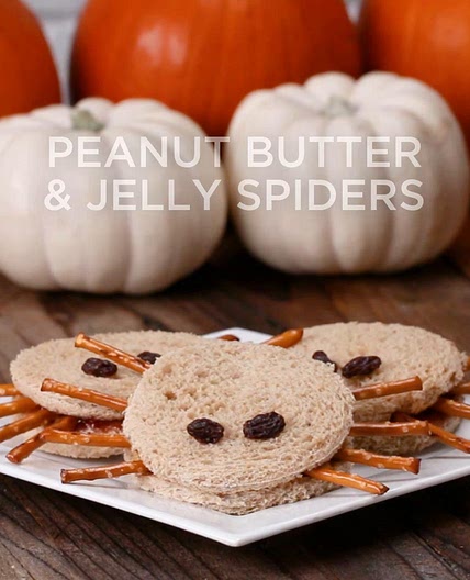 Peanut Butter & Jelly Spiders Recipe by Tasty
