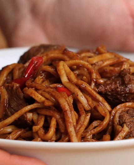 Chili Beef Noodles Recipe by Tasty