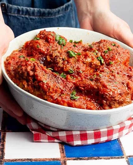 Nonna's Meatballs In Tomato Sauce - Polpette Di Nonna
