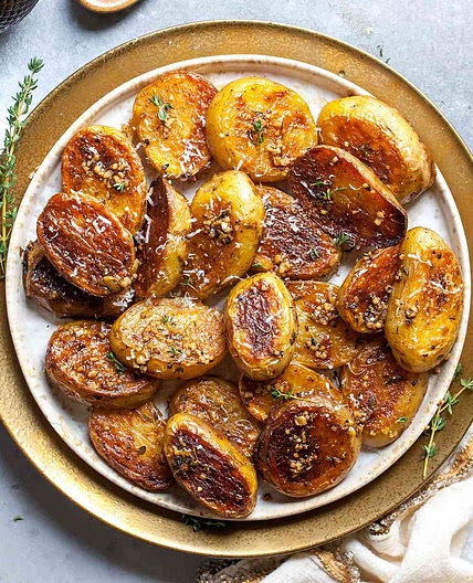 Garlic-Parmesan Melting Potatoes