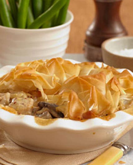 Pork, Wild Mushroom & Wholegrain Mustard Pie