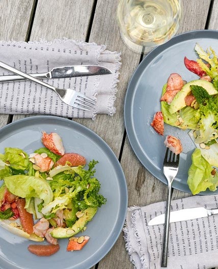 Cold Lobster Salad Recipe With Grapefruit & Avocado
