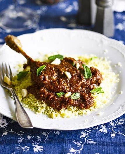 Spiced duck & date tagine