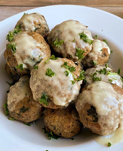 Chicken Cordon Bleu Meatballs