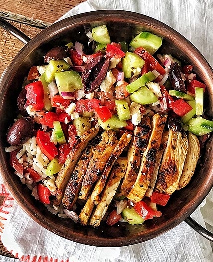 Greek Chicken Bowls