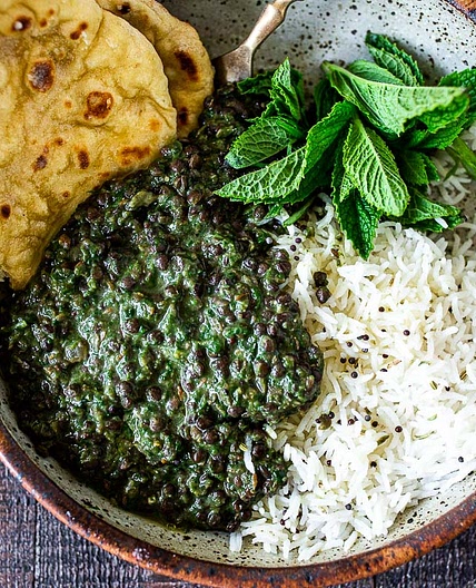 Spinach Lentil Dal Recipe