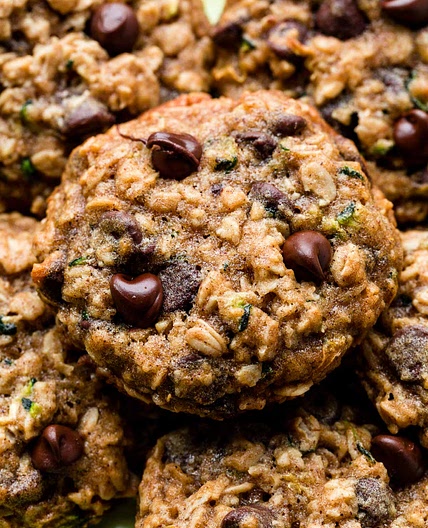 Zucchini Chocolate Chip Cookies