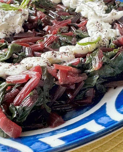 Easy Sautéed Beet Greens Recipe with Creamy Garlic Yogurt
