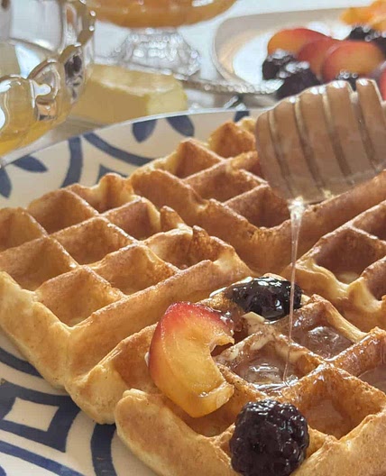 Kefir Waffles - My Go-to Sunday Breakfast