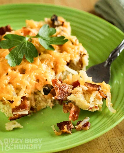 Bacon and Hash Brown Breakfast Casserole