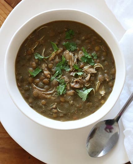Instant Pot (Pressure Cooker) Chicken and Lentil Soup