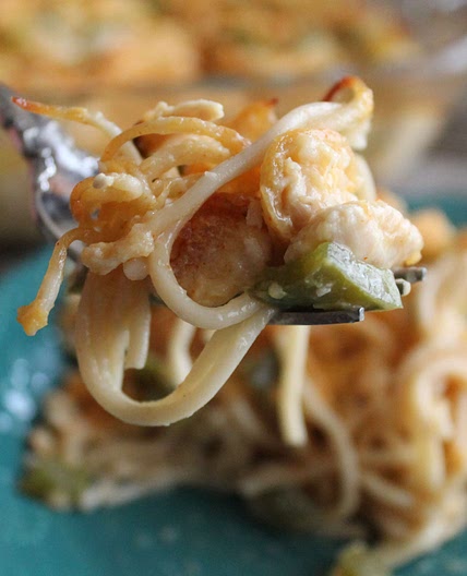 Tex Mex Cheesy Chicken Spaghetti