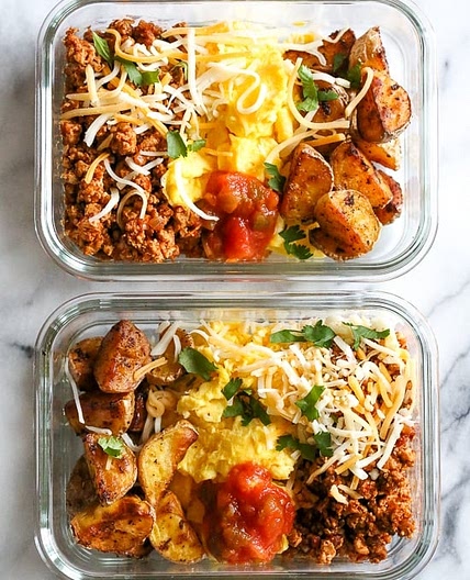 Meal Prep Breakfast Taco Scramble