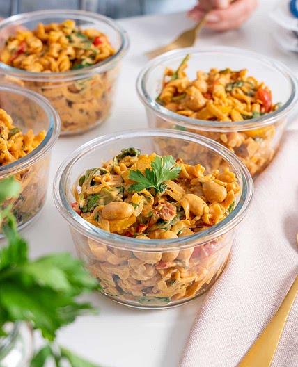 High-Protein Vegan 'Marry Me Pasta' (Meal-Prep)