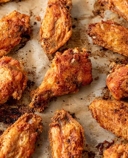 Oven Fried Crispy Baked Chicken Wings Recipe