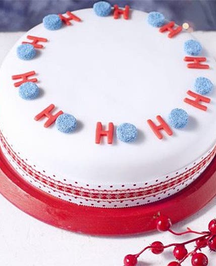 Ho, Ho, Ho, Merry Christmas cake