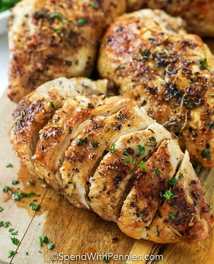 Roasted Split Chicken Breast