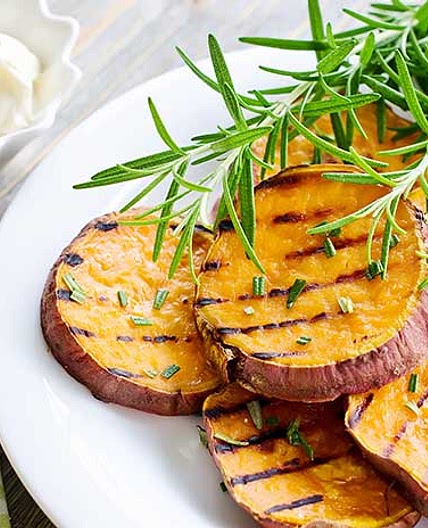 Grilled Sweet Potatoes