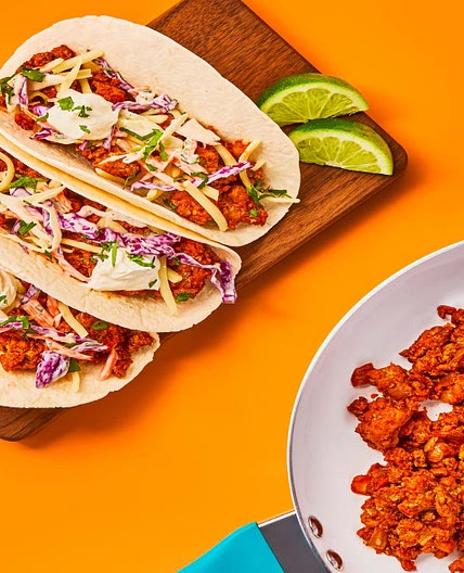 Santa Fe Pork Tacos with Monterey Jack & Cilantro Lime Slaw