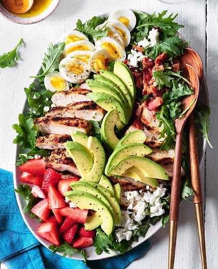 Cobb Salad with Herb-Rubbed Chicken