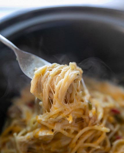 Crockpot Chicken Spaghetti Recipe